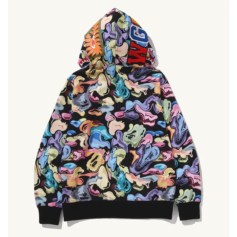 BAPE ART Camo Shark Full Zip Hoodie - Image 3