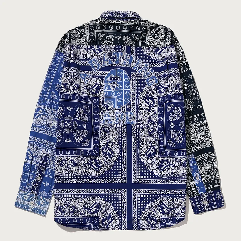BAPE Paisley Pattern Long Sleeves Shirt - Image 2