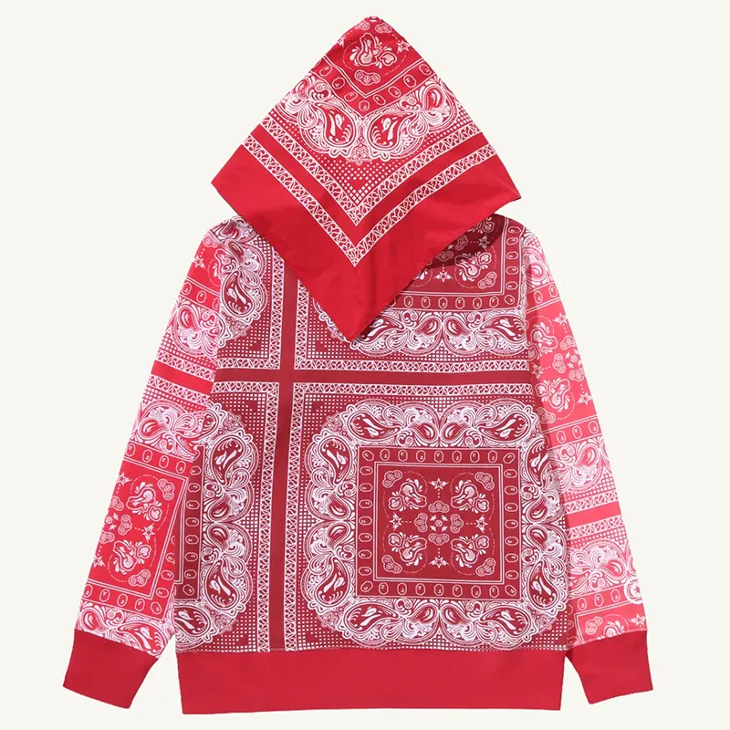 BAPE Paisley Pattern Shark Full Zip Hoodie - Image 3