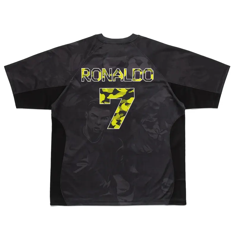 BAPE X CR7 Life All Over Print Multi Logo Relaxed Fit Jersey - Image 2