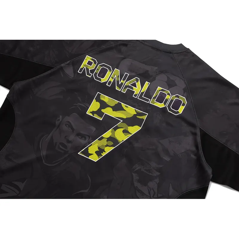 BAPE X CR7 Life All Over Print Multi Logo Relaxed Fit Jersey - Image 4