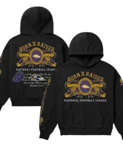 Baltimore Ravens Born x Raised Crest Hoodie