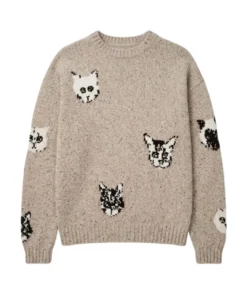 Beef S02 Josh Crane-Martin Cat Print Sweater