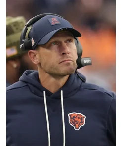 Ben Johnson Chicago Bears Sideline Hoodie