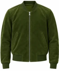 Brad Pitt Green Bomber Jacket
