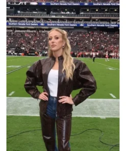 Brittany Mahomes Snake Print Jacket