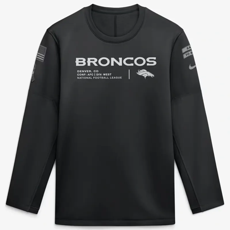 Broncos 2026 Salute to Service Crewneck Sweatshirt
