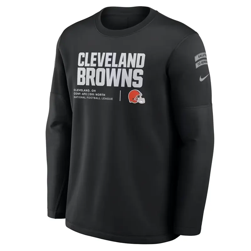 Browns 2026 Salute to Service Crewneck Sweatshirt - Image 3