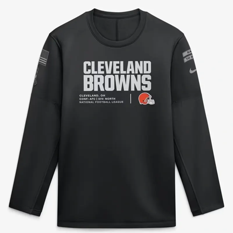 Browns 2026 Salute to Service Crewneck Sweatshirt