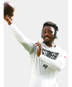 Buccaneers Preseason 2026 Jalon Daniels Sideline Hooded T-Shirt