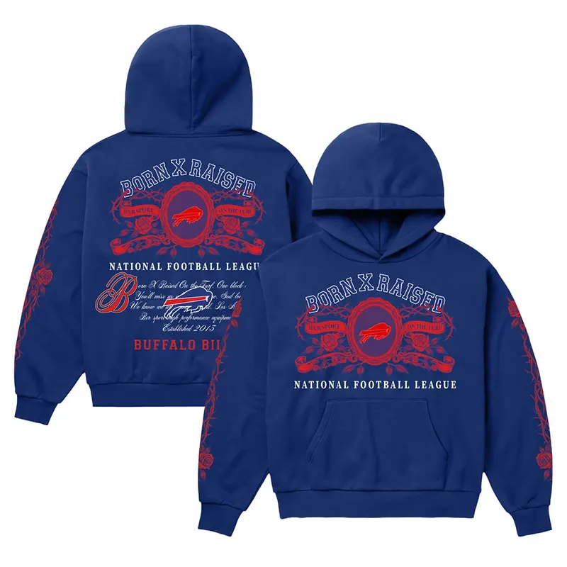 Buffalo Bills Born x Raised Crest Hoodie