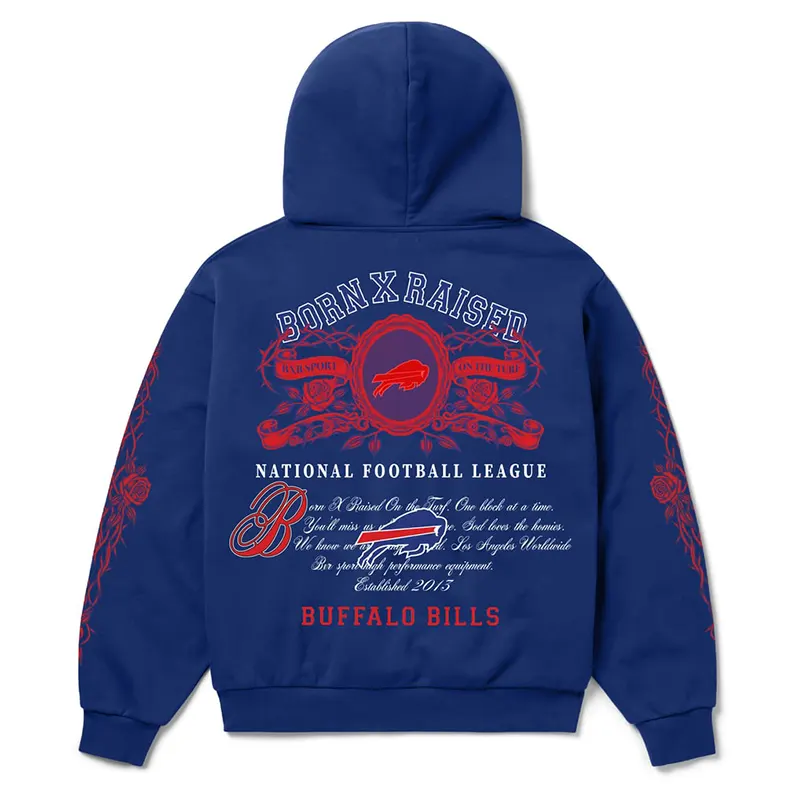 Buffalo Bills Born x Raised Crest Hoodie - Image 3