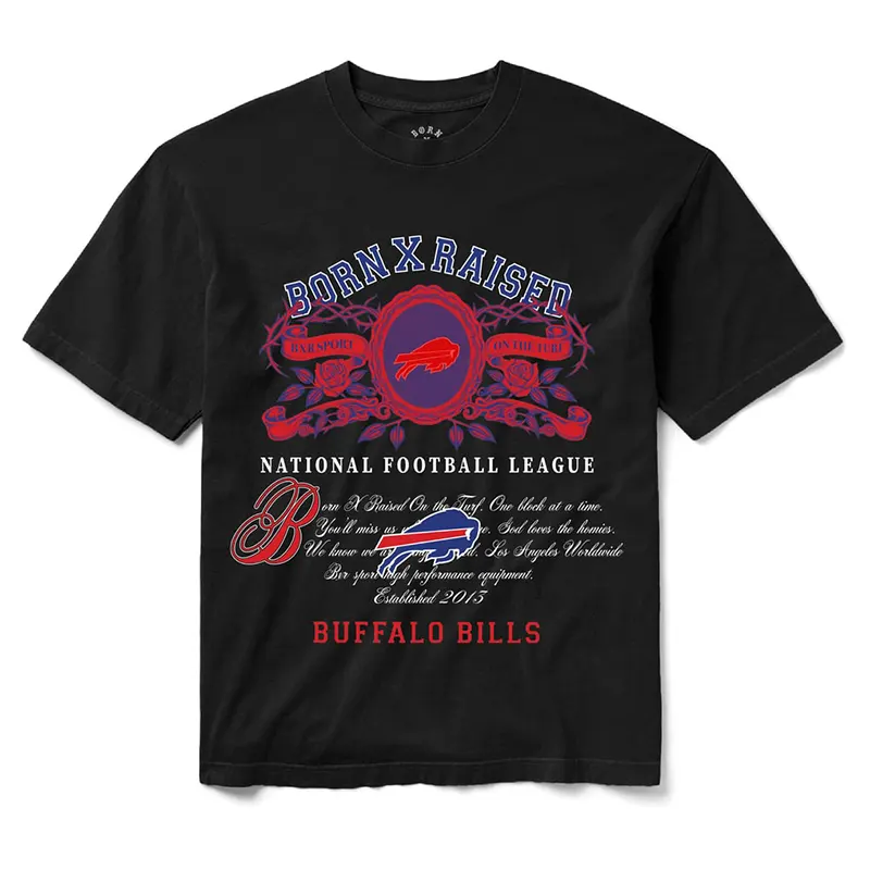 Buffalo Bills Born x Raised Unisex Crest T-Shirt