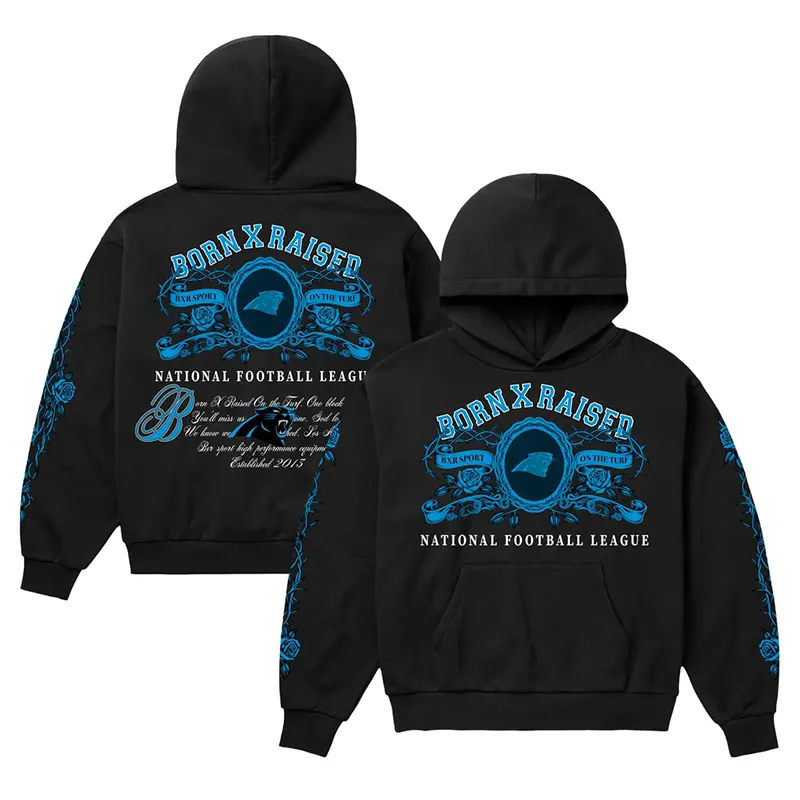 Carolina Panthers Born x Raised Crest Hoodie