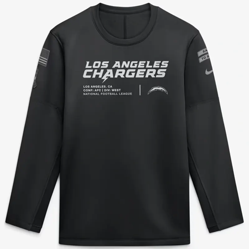 Chargers 2026 Salute to Service Crewneck Sweatshirt