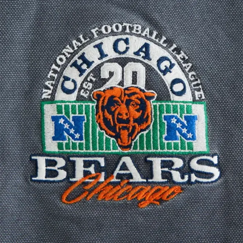 Chicago Bears Hooded Bomber Jacket - Image 4