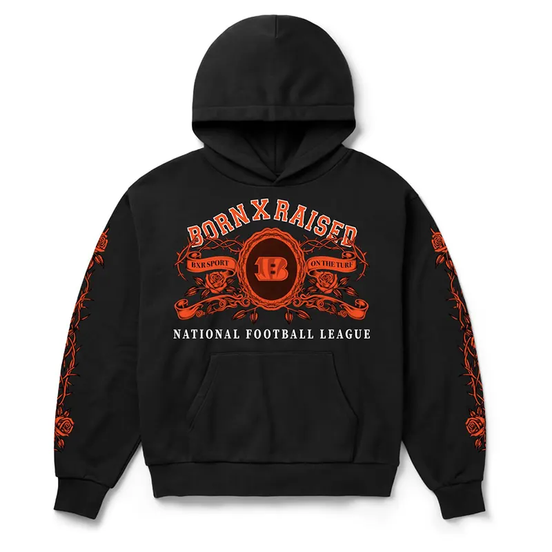 Cincinnati Bengals Born x Raised Crest Hoodie - Image 2