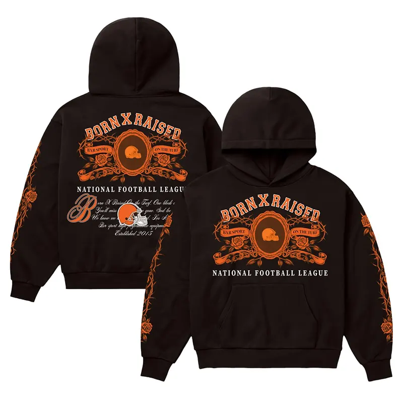Cleveland Browns Born x Raised Crest Hoodie