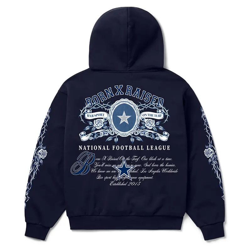 Dallas Cowboys Born x Raised Crest Hoodie - Image 3