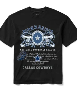 Dallas Cowboys Born x Raised Unisex Crest T-Shirt