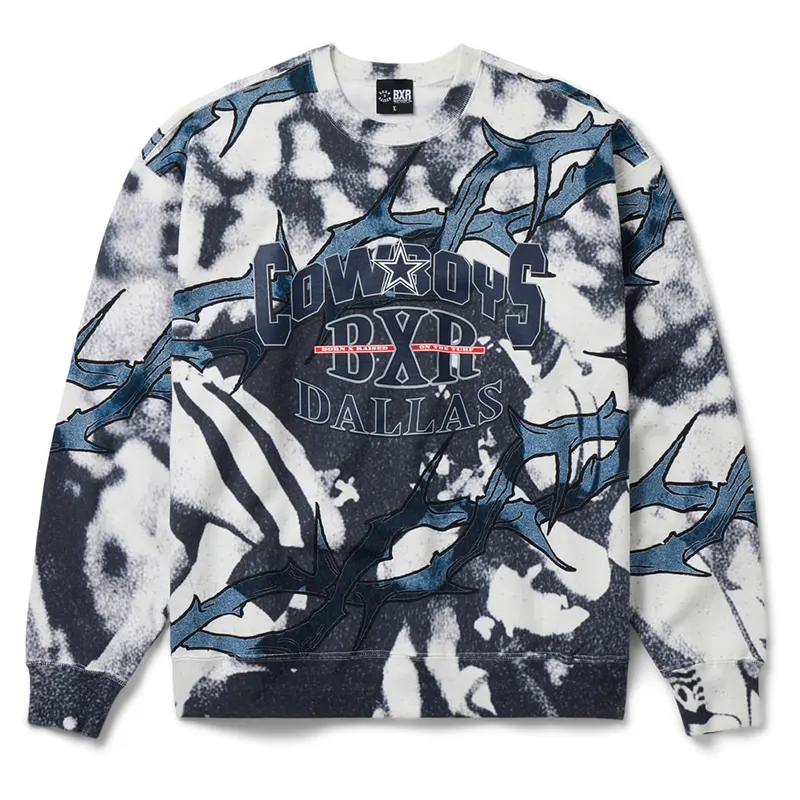 Dallas Cowboys Born x Raised Unisex Thorns Sweatshirt - Image 2