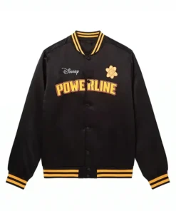 Disney Powerline Black Varsity Jacket
