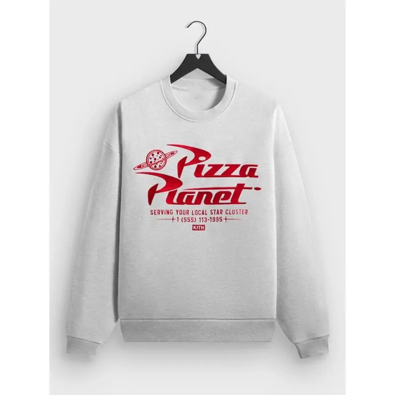 Disney x Kith for Pixar Pizza Planet Nelson Crewneck Sweatshirt