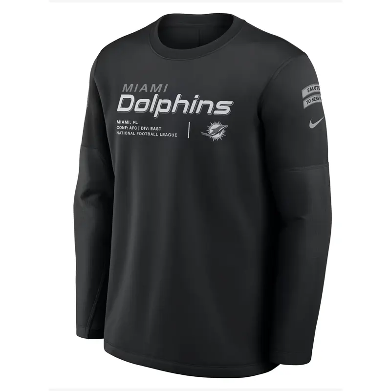 Dolphins 2026 Salute to Service Crewneck Sweatshirt - Image 3