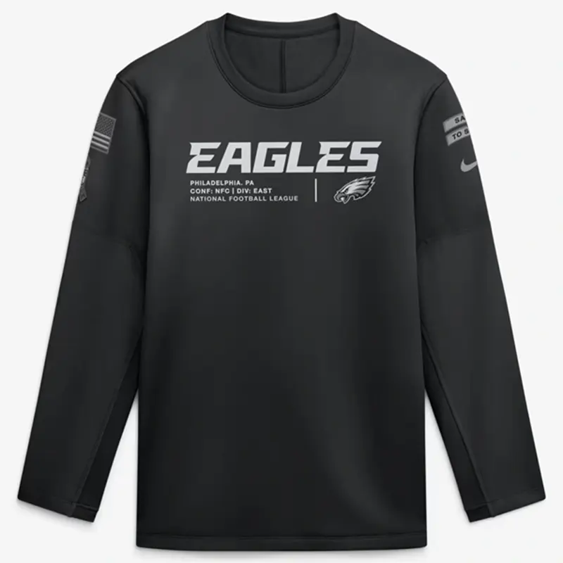 Eagles 2026 Salute to Service Crewneck Sweatshirt