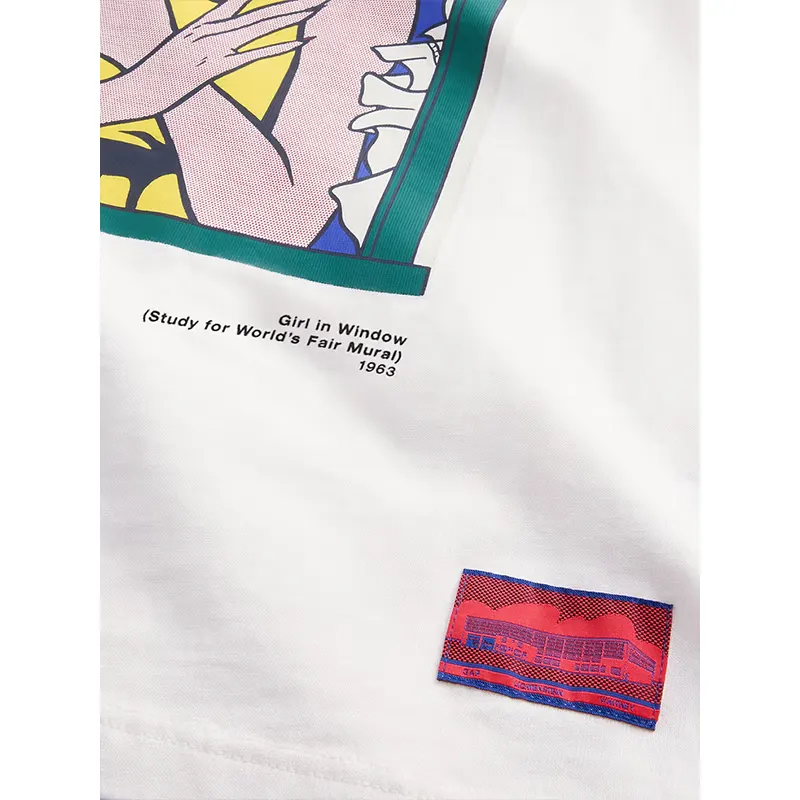 Gap x Lichtenstein Whitney Girl in Window Graphic T-Shirt - Image 8