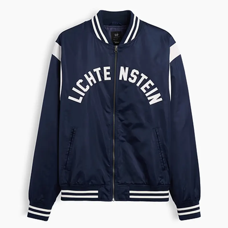 Gap x Lichtenstein Whitney Standing Explosion Varsity Jacket