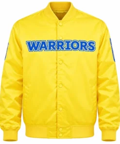 Golden State Warriors Wordmark Yellow Jacket