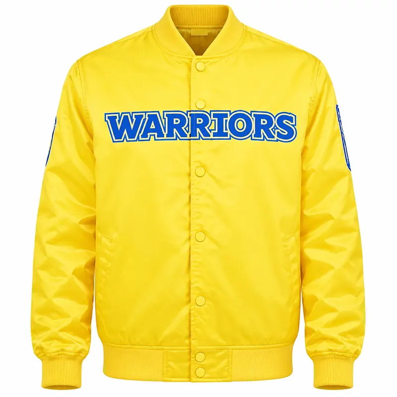 Golden State Warriors Wordmark Yellow Jacket