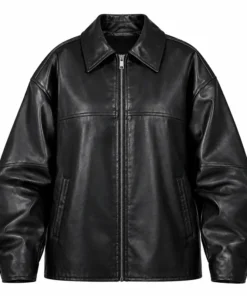 Hailey Bieber Coachella Black Bomber Jacket
