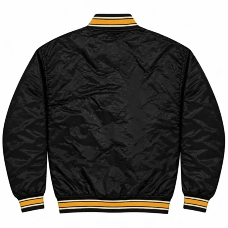 Houston Astros Black and Gold Varsity Jacket - Image 2