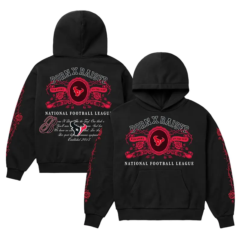Houston Texans Born x Raised Crest Hoodie