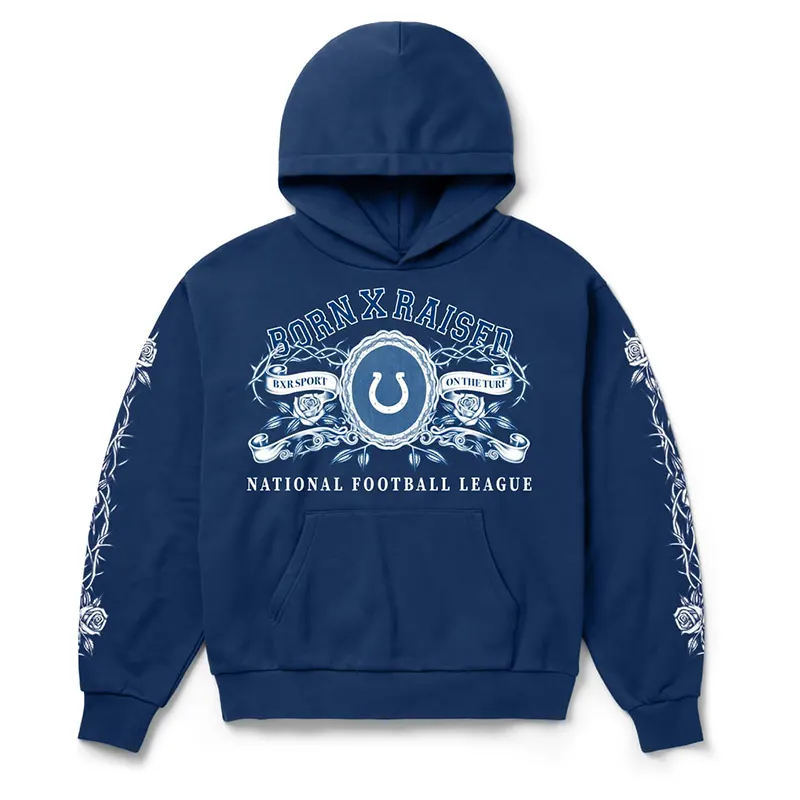 Indianapolis Colts Born x Raised Crest Hoodie - Image 2