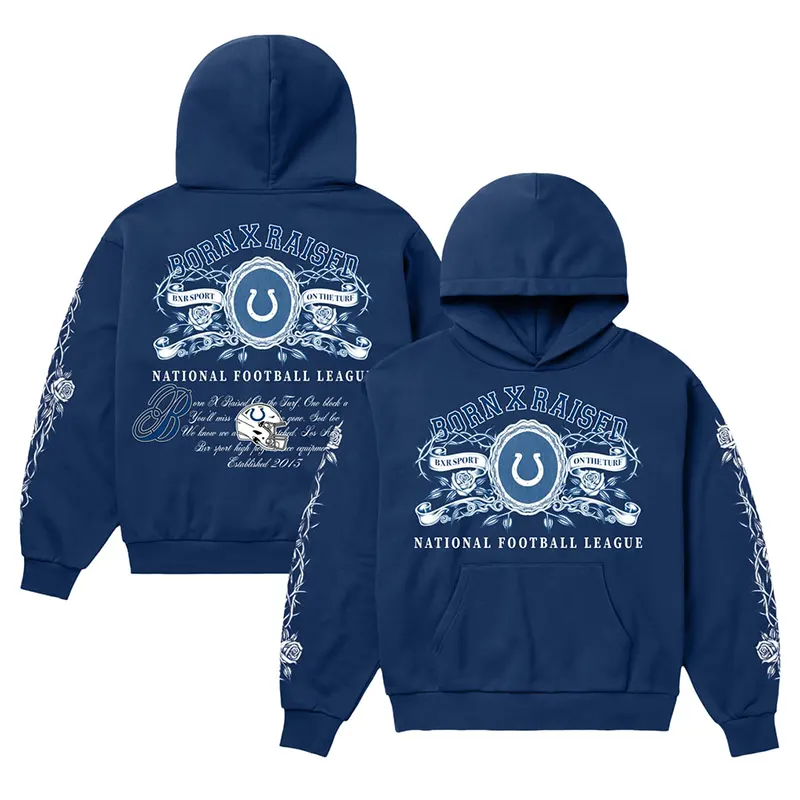 Indianapolis Colts Born x Raised Crest Hoodie