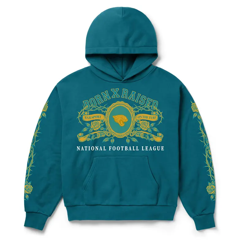 Jacksonville Jaguars Born x Raised Crest Hoodie - Image 2