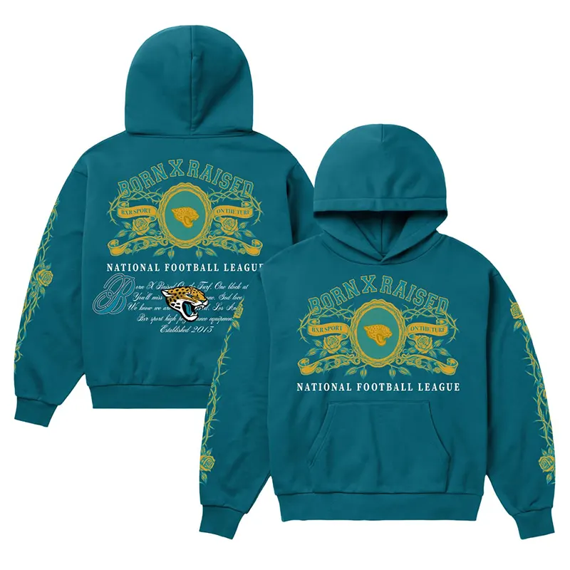 Jacksonville Jaguars Born x Raised Crest Hoodie