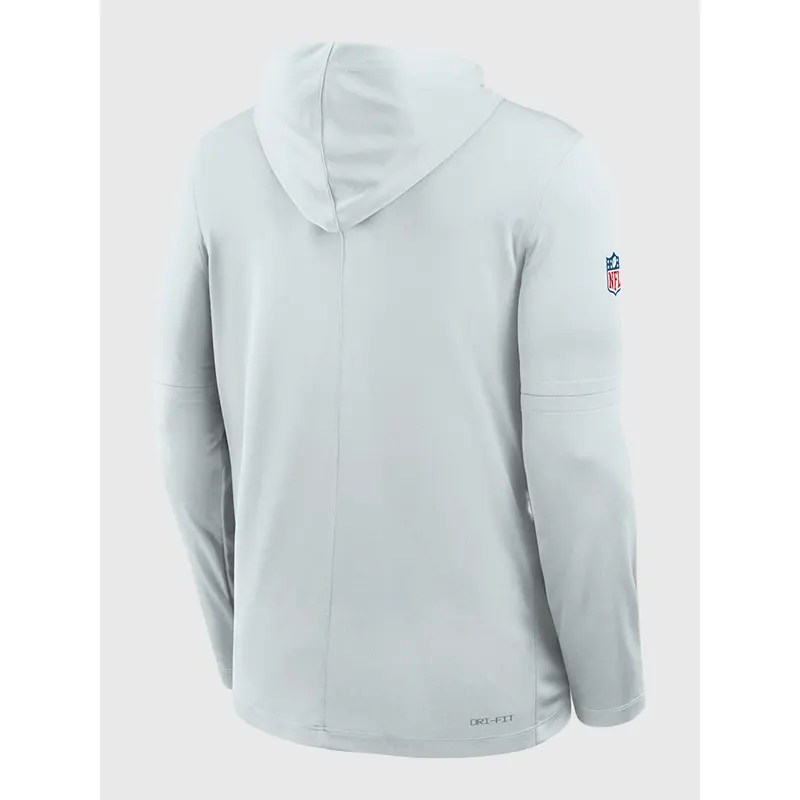 Joe Brady Preseason 2026 Bills Long Sleeve Hooded T-Shirt - Image 3
