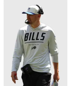 Joe Brady Preseason 2026 Bills Long Sleeve Hooded T-Shirt