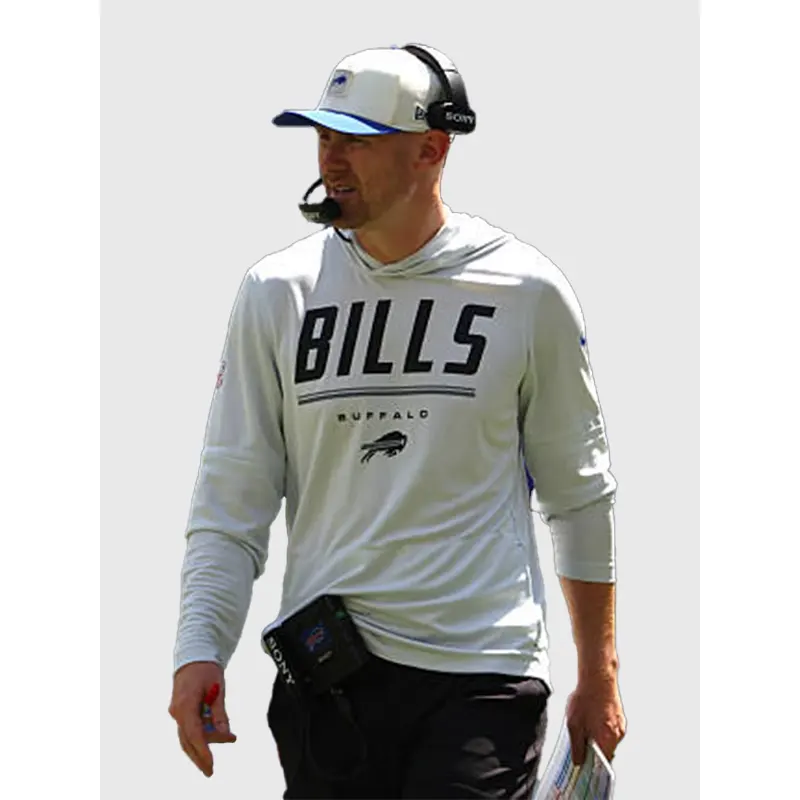 Joe Brady Preseason 2026 Bills Long Sleeve Hooded T-Shirt
