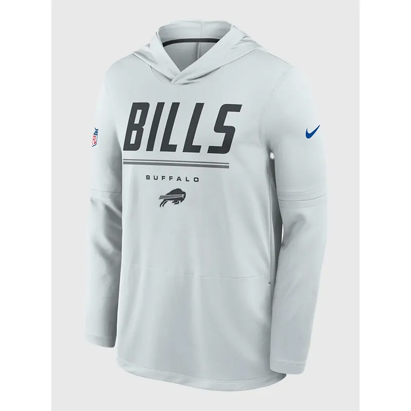 Joe Brady Preseason 2026 Bills Long Sleeve Hooded T-Shirt - Image 2