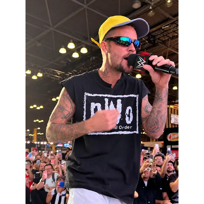 Justin Bieber nWo WWE Wrestling T-Shirt - Image 4