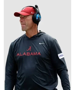 Kalen DeBoer 2026 Alabama Long Sleeve Hooded T-Shirt