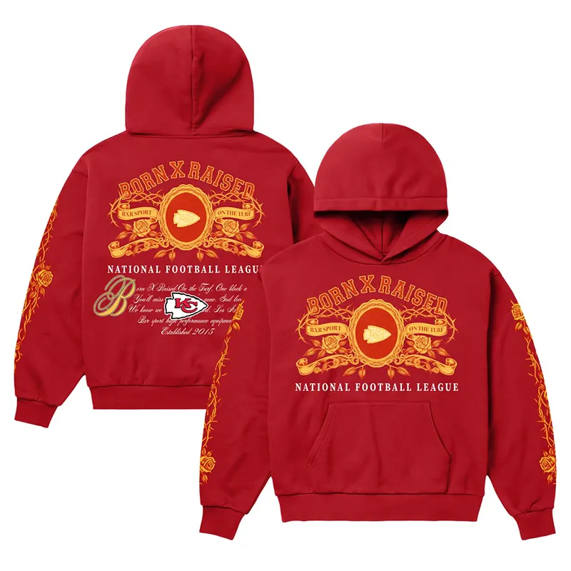 Kansas City Chiefs Born x Raised Crest Hoodie