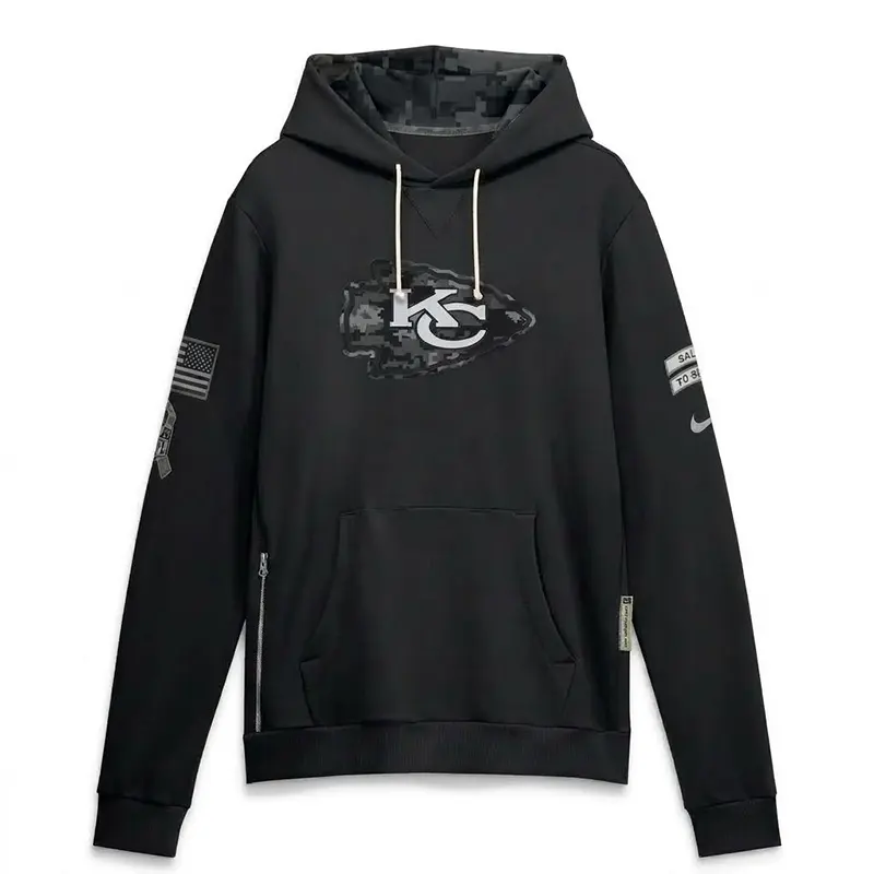 Kansas City Chiefs Salute to Service Black Hoodie