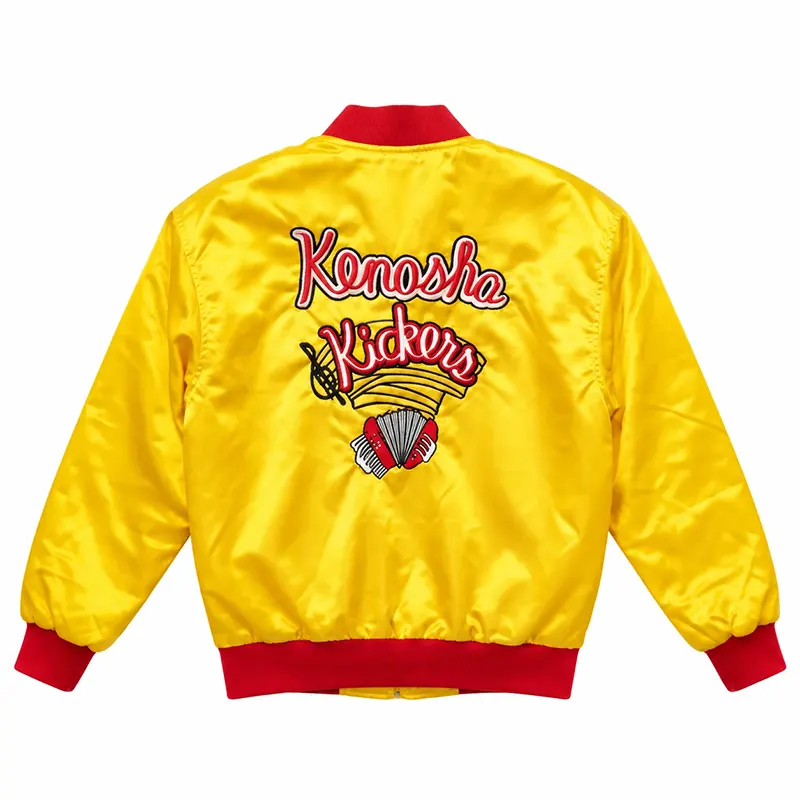 Kenosha Kickers Yellow Bomber Jacket - Image 2