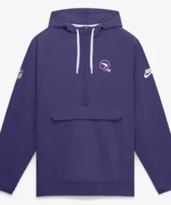 Kevin O'Connell 2026 Minnesota Vikings Hooded Anorak Jacket